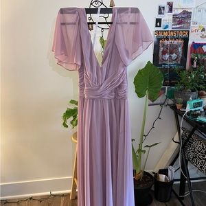 David’s Bridal Lilac/Lavender Bridesmaid Dress